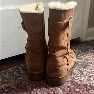 UGG Chestnut Boots with Plush Lining